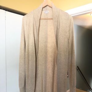 Merona open front cardigan cream M